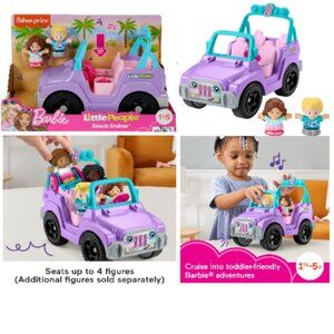 Fisher-Price Little People Barbie Toddler Beach Cruiser w/ Music🆕SHIPS FAST💨🚚